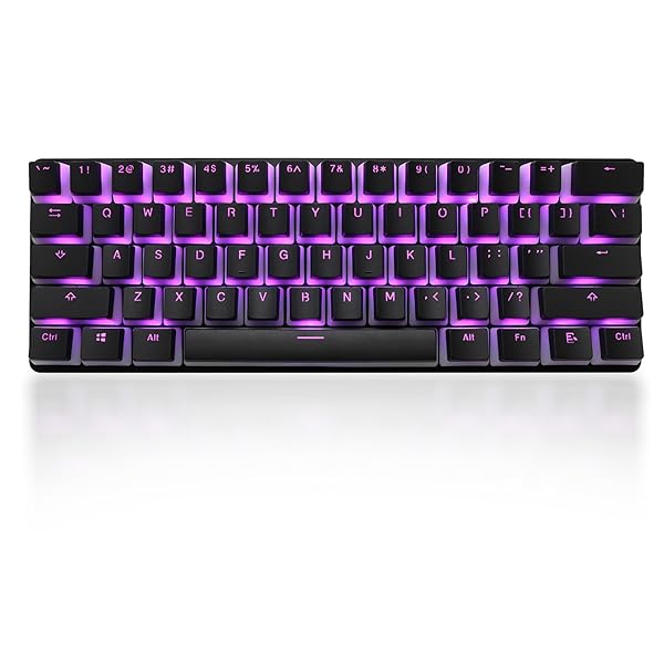 Happy Balls Happy Balls PBT Backlit Pudding Keycap Set for 61/87/104 MX Switches - Translucent OEM Profile (Black) - View 8 of 10