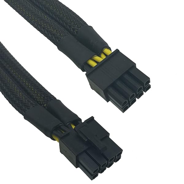 COMeap COMeap 8 Pin PCIe Power Cable for Dell T3600 T3610 T5600 T5610 T7600 T7610 - Dual 8 Pin (6+2) Adapter, 13-inch (34cm) - View 3 of 7