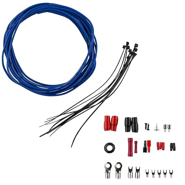 DS18 DS18 AK4 4 Gauge CCA Amplifier Wiring Kit - 1200W Power for Radios, Subwoofers & Speakers - View 8 of 8