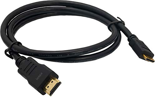 ienza HDMI Cable for Canon EOS Rebel SL1, SL2, T-Series & Powershot Models - Connect to TV Easily!