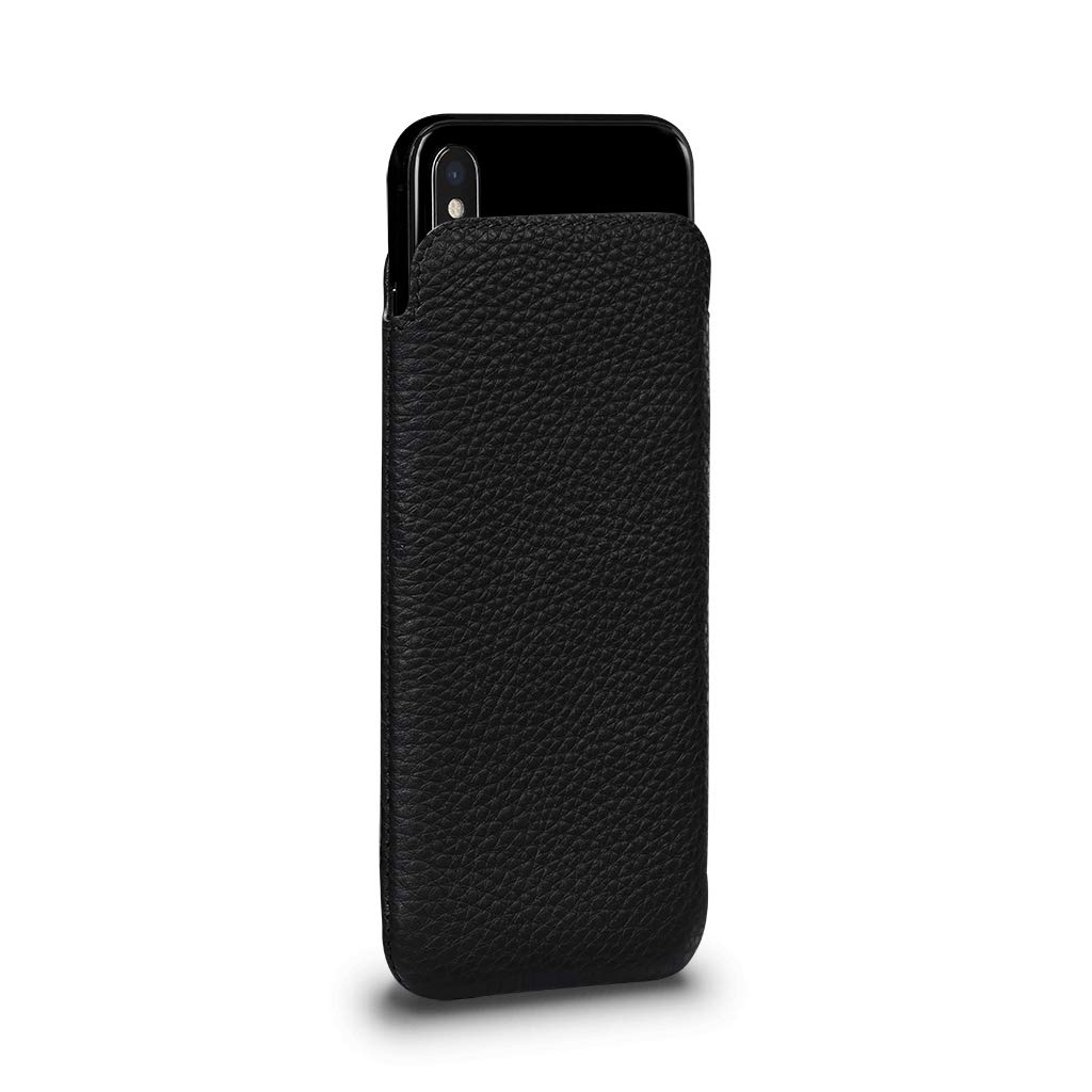 SENA Sena UltraSlim Leather Wallet Sleeve Case for iPhone Xs Max Wireless Charging Compatible Black - View 2 of 5