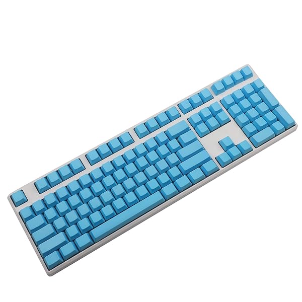 YMDK YMDK Blank Thick PBT 108 ANSI Keycaps for MX Switches - Dark Blue OEM Profile for Mechanical Keyboards - View 3 of 3