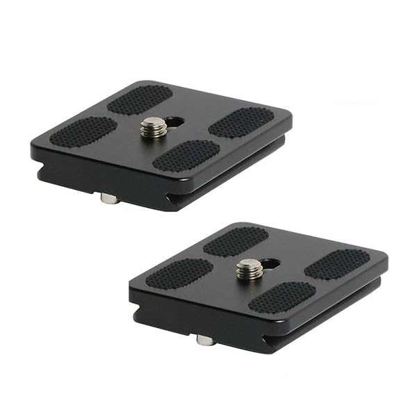 Harwerrel Harwerrel 50mm Quick Release Plate for Arca-Swiss Standard Camera Tripod Ballhead Pack of 2 - View 2 of 5