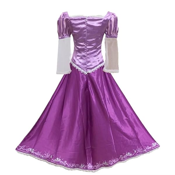 Hotcostyle Hotcostyle Purple Lepe Cosplay Costume Princess Lepe Dress Magic Dress for Kids and Adults Perfect for Parties and Events - View 2 of 8