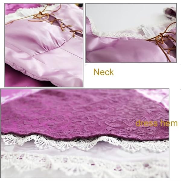 Hotcostyle Hotcostyle Purple Lepe Cosplay Costume Princess Lepe Dress Magic Dress for Kids and Adults Perfect for Parties and Events - View 6 of 8