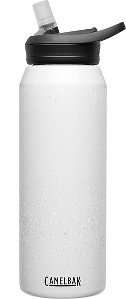 CamelBak CamelBak Eddy Plus 32 oz Vacuum Stainless Insulated Water Bottle White for Ultimate Hydration and Temperature Control