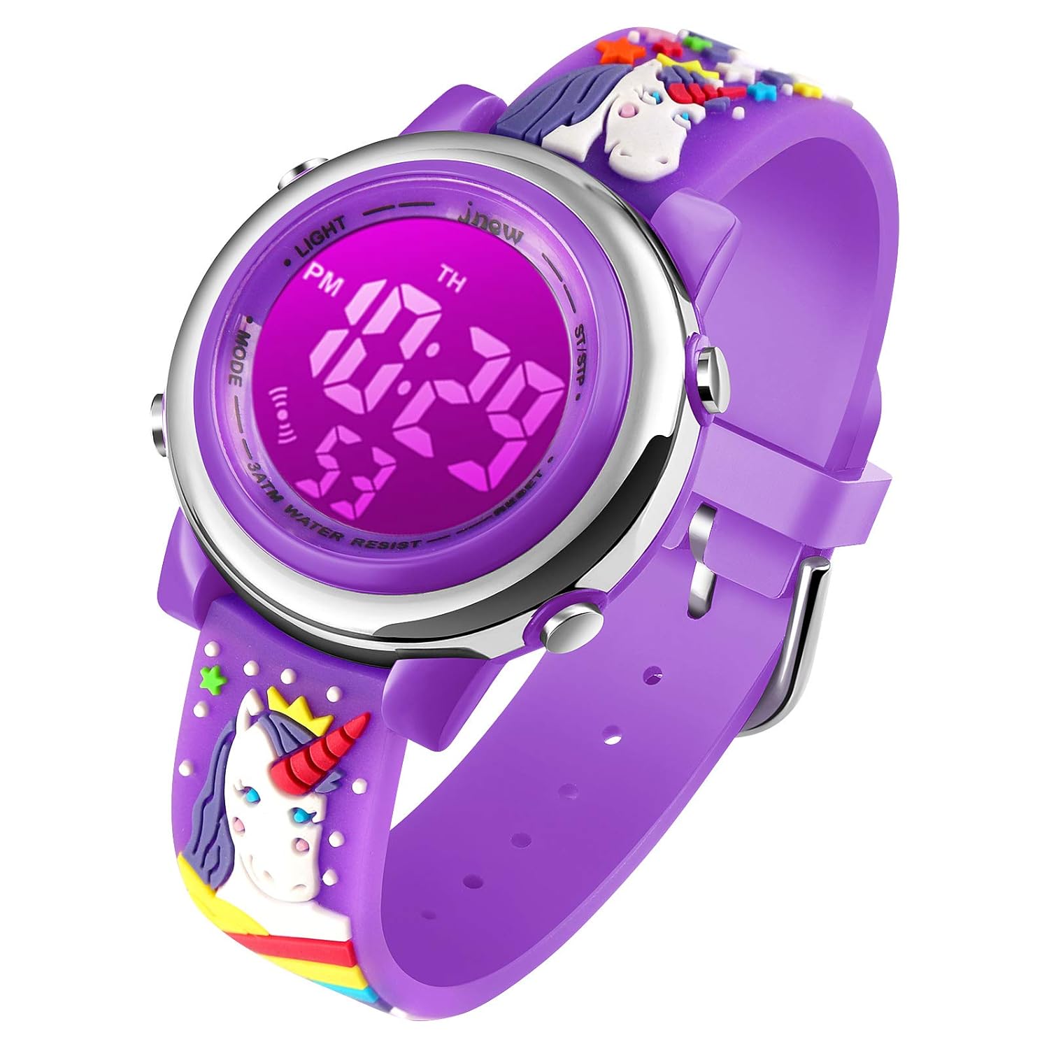 cofuo Cofuo Kids Digital Sport Waterproof Watch for Girls and Boys with LED Alarm Stopwatch and Luminous Features for Outdoor Activities - View 9 of 9