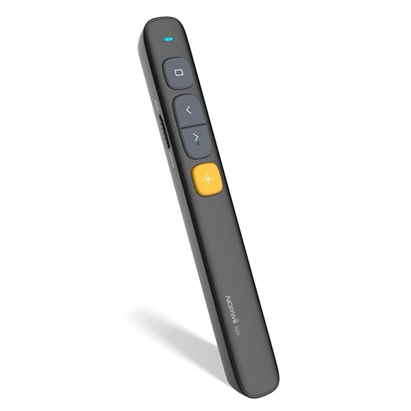 KNORVAY KNORVAY N29 Wireless Presenter with Laser Pointer and Volume Control for PowerPoint Presentations Black - View 2 of 9