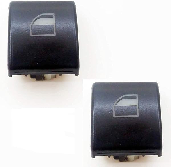 VIP KROM 2X Power Window Switch Cover Replacement for BMW E46 E90 X5 X3 - OEM 661316902175 & 61318381509