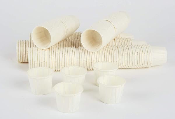 Golden Apple Golden Apple 0.5oz 250ct Compostable White Paper Souffle Portion Cups for Measuring Medicine Samples Jello Shots Harvest Paper - View 5 of 5