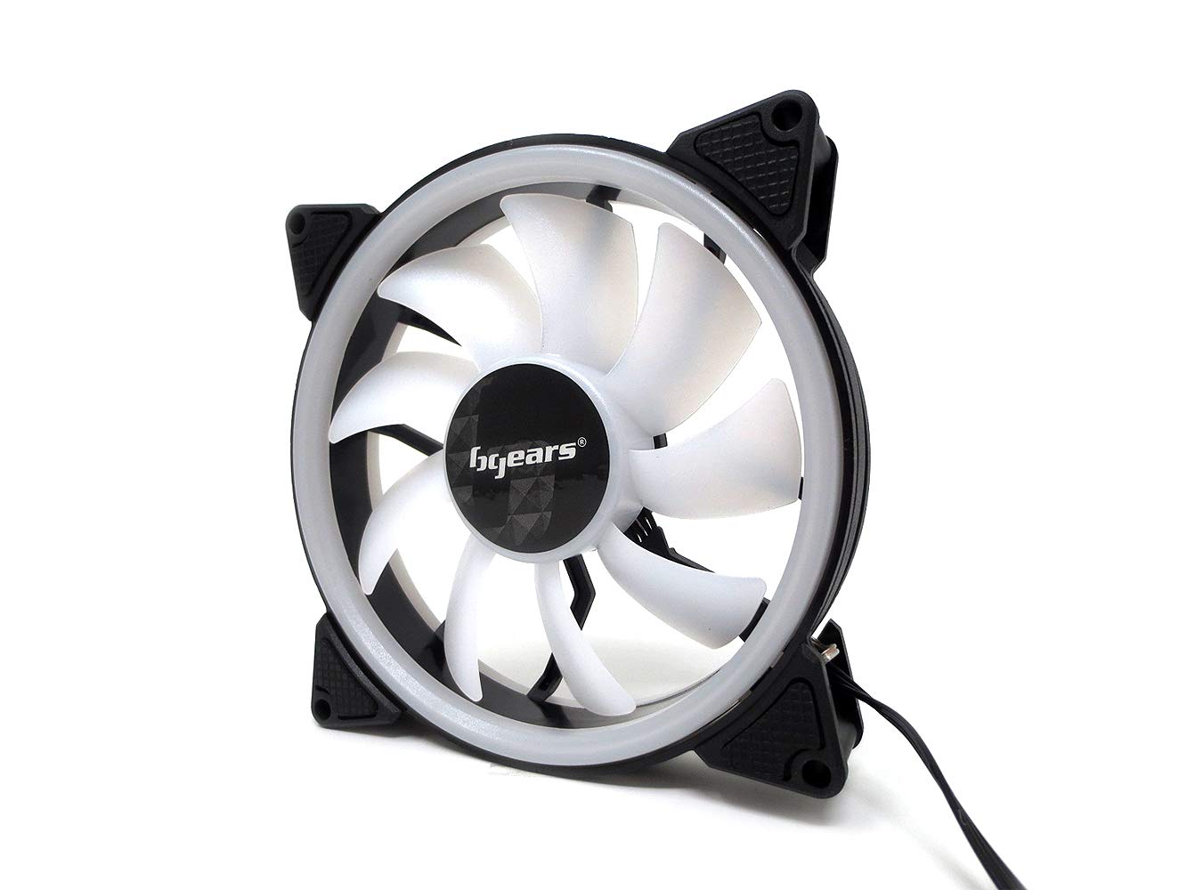 Bgears b-DualRing 120 White Cooling Fan for Efficient Heat Dissipation and Silent Operation - View 7 of 9