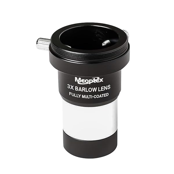 MEOPTEX "MEOPTEX 1.25" 3X Barlow Lens - 2 Elements, M42 & Filter Thread, FMC Coating for Enhanced Clarity" - View 3 of 4