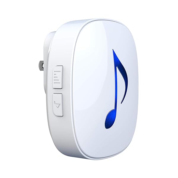 HTZSAFE HTZSAFE Wireless Door Window Magnetic Sensor Alarm 600 Feet Range 35 Melodies 4 Volume Levels LED Flash Home Business Security System - View 5 of 8