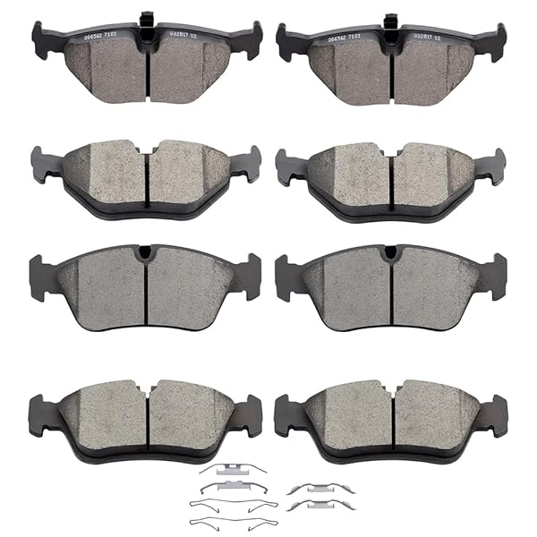 SCITOO 8pcs Ceramic Brake Pads Kit for BMW 318i, 323i, 325i, Z3 & Z4 - High Performance & Durable