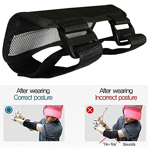 Dilwe Golf Swing Training Aid Nylon Posture Elbow Brace Corrector Alignment Guide for Novice Practice - View 3 of 9