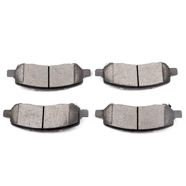 SCITOO Ceramic Brake Pads for 2013-2016 Dodge Dart - 4pcs Rear Brake Kit for Superior Stopping Power