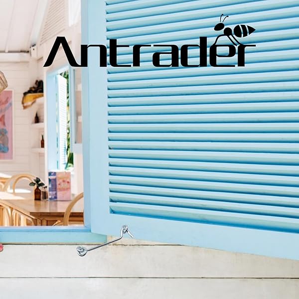 Antrader Antrader 3 Inch Zinc Plated Steel Hook and Eye Latch for Wood Gates and Window Screens 24-Pack - View 6 of 6