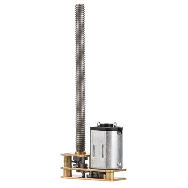 Hilitand DC 12V Gear Motor 1024GA20 - High Torque N20 Motor with M4 x 55mm Shaft, 200RPM Speed - View 10 of 10