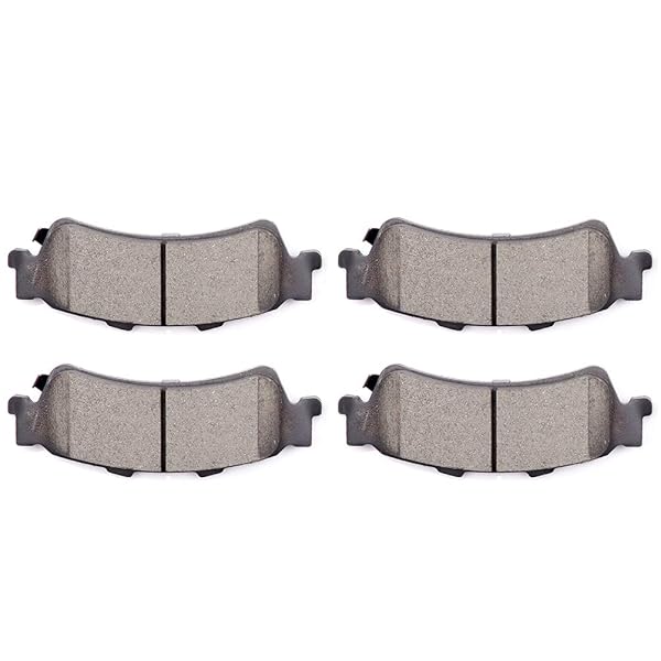 SCITOO Ceramic Rear Brake Pads for Cadillac, Chevy & GMC - Perfect Fit for DeVille, Silverado, Tahoe & More