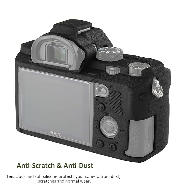 Easy Hood Easy Hood Camera Case for Sony Alpha A7II/A7RII/A7SII - Soft Silicone Protective Cover (Black) - View 3 of 9