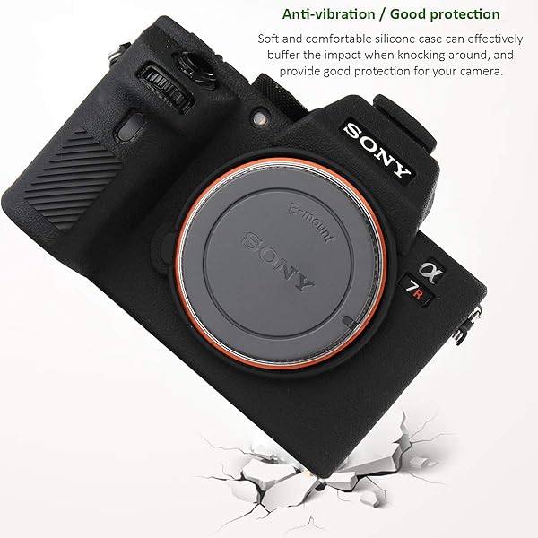 Easy Hood Easy Hood Camera Case for Sony Alpha A7II/A7RII/A7SII - Soft Silicone Protective Cover (Black) - View 5 of 9