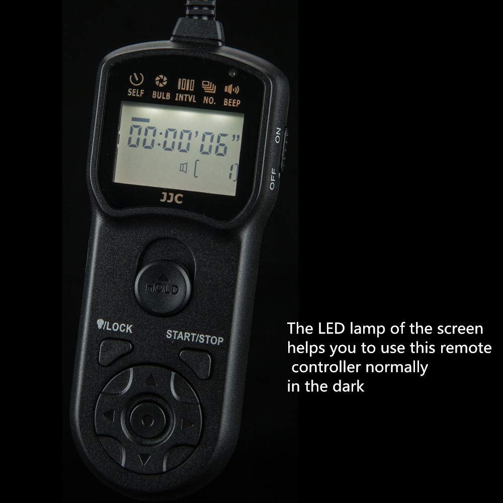 JJC JJC Intervalometer Timer Remote Control Shutter Release for Canon EOS R Series 5D 6D 7D 1DX 1Ds 50D 40D 30D Cameras - View 4 of 9