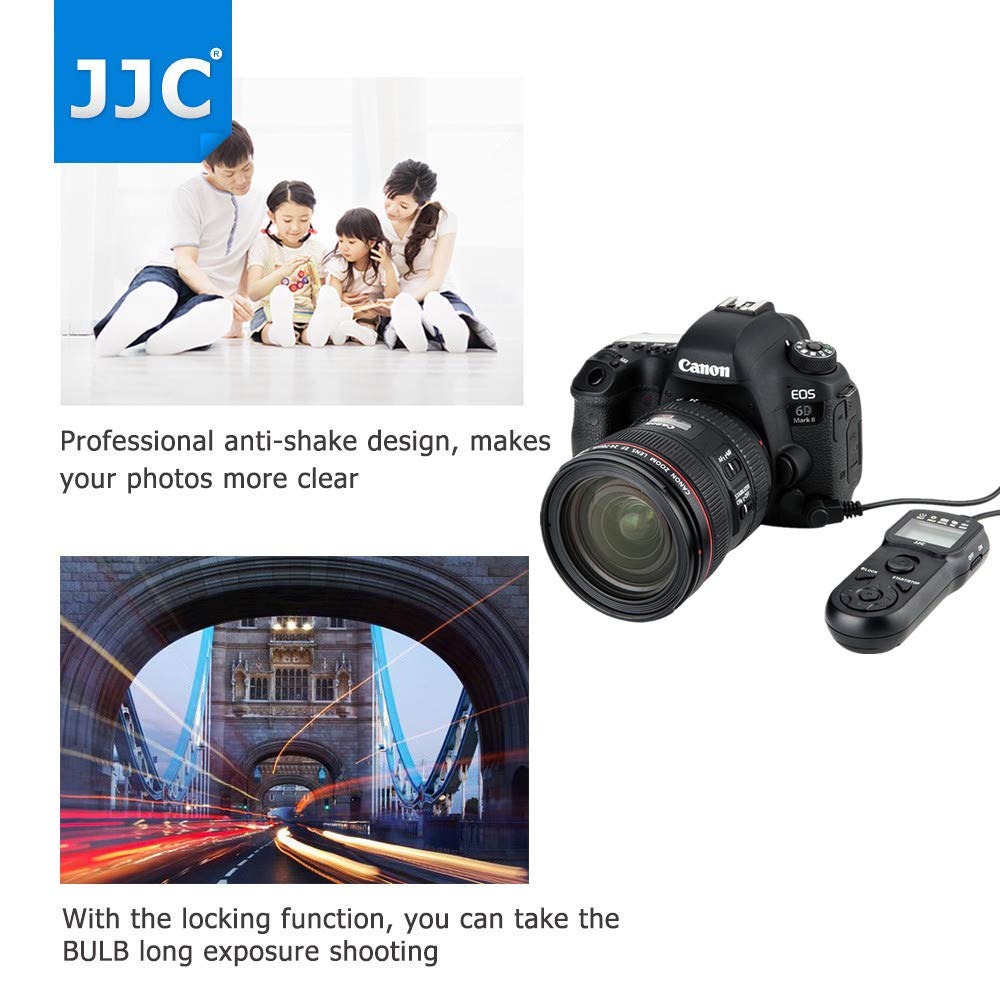 JJC JJC Intervalometer Timer Remote Control Shutter Release for Canon EOS R Series 5D 6D 7D 1DX 1Ds 50D 40D 30D Cameras - View 8 of 9