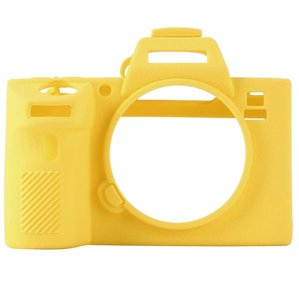 Easy Hood Easy Hood Camera Case for Sony Alpha a7III & a7RIII - Soft Silicone Protective Cover (Yellow) - View 7 of 8