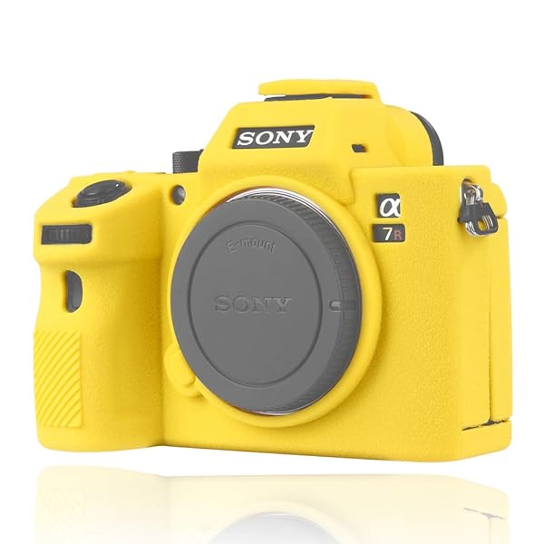 Easy Hood Easy Hood Camera Case for Sony Alpha a7III & a7RIII - Soft Silicone Protective Cover (Yellow) - View 2 of 8