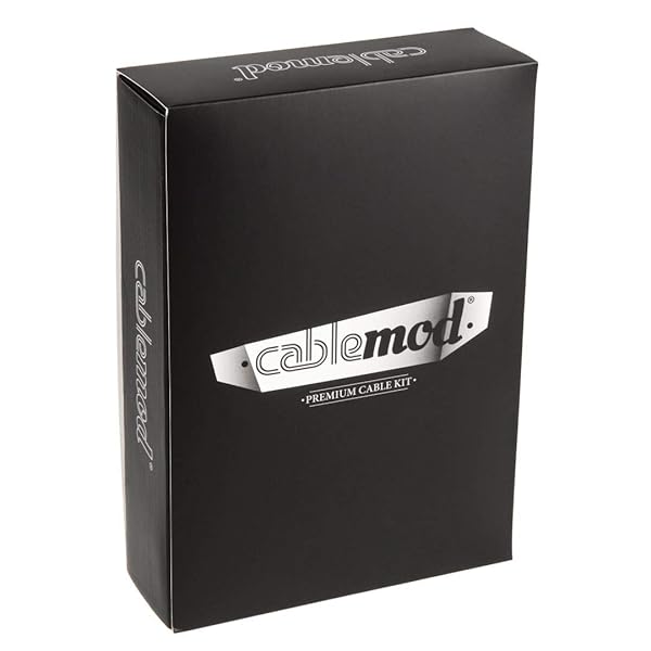 CableMod Upgrade Your Setup: CableMod C-Series Classic ModFlex Sleeved Cable Kit for Corsair RM Black Label/RMi/RMX (Black & Red) - View 5 of 5