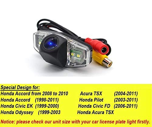 YuYue Electronic CCD Color Sony Chip Car Backup Rear View Reverse Parking Camera for Honda Accord Pilot Civic Odyssey Acura TSX - View 3 of 8