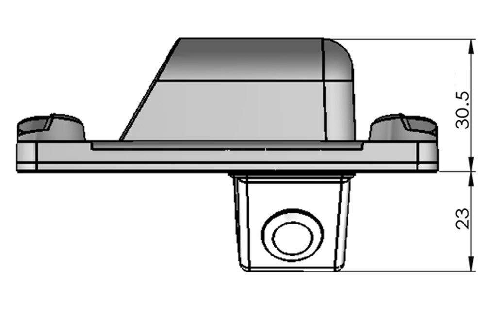 CCD Color Car Back Up Rear View Reverse Parking Camera for Hyundai Tucson Accent Elantra Terracan Veracruz Sonata 2023 Model - View 4 of 5