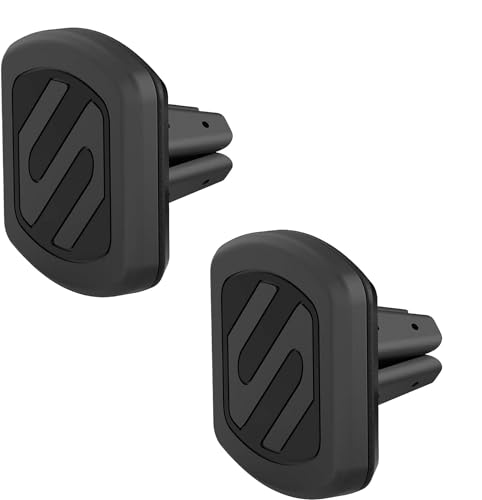 Scosche Scosche MAGVM2B MagicMount: Universal Magnetic Phone Mount for Car Air Vent - Strong Hold for iPhone, Samsung & More (2-Pack) - View 3 of 8