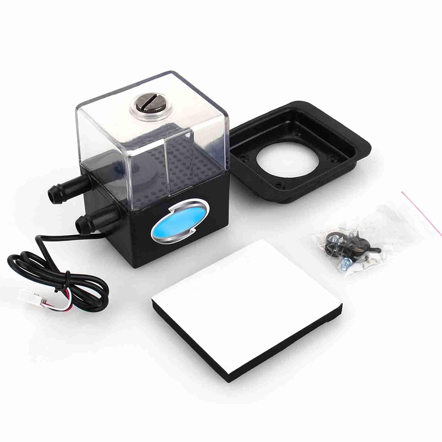 Walfront SC-300T DC 12V Ultra Quiet Water Cooling Pump 4W 300Lh Small 3P Connector for PC CPU Liquid Cooling System