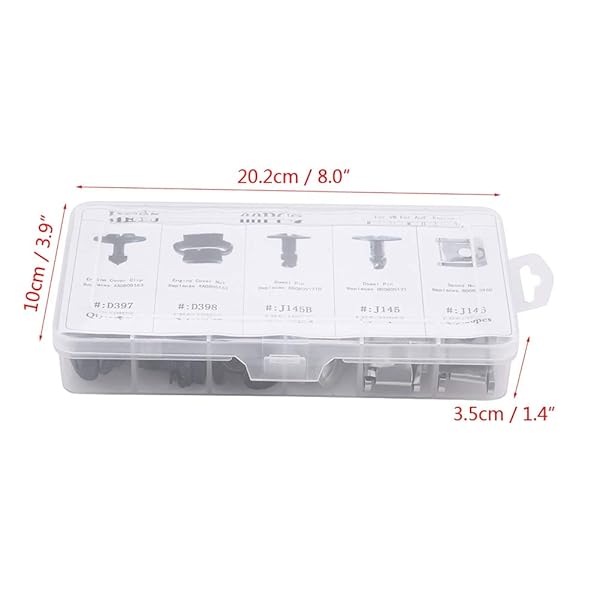 Acouto Acouto 60pcs Engine Undertray Cover Clips & Bolts Kit for Audi - 5 Types Splash Hardware Fixing Set - View 7 of 10