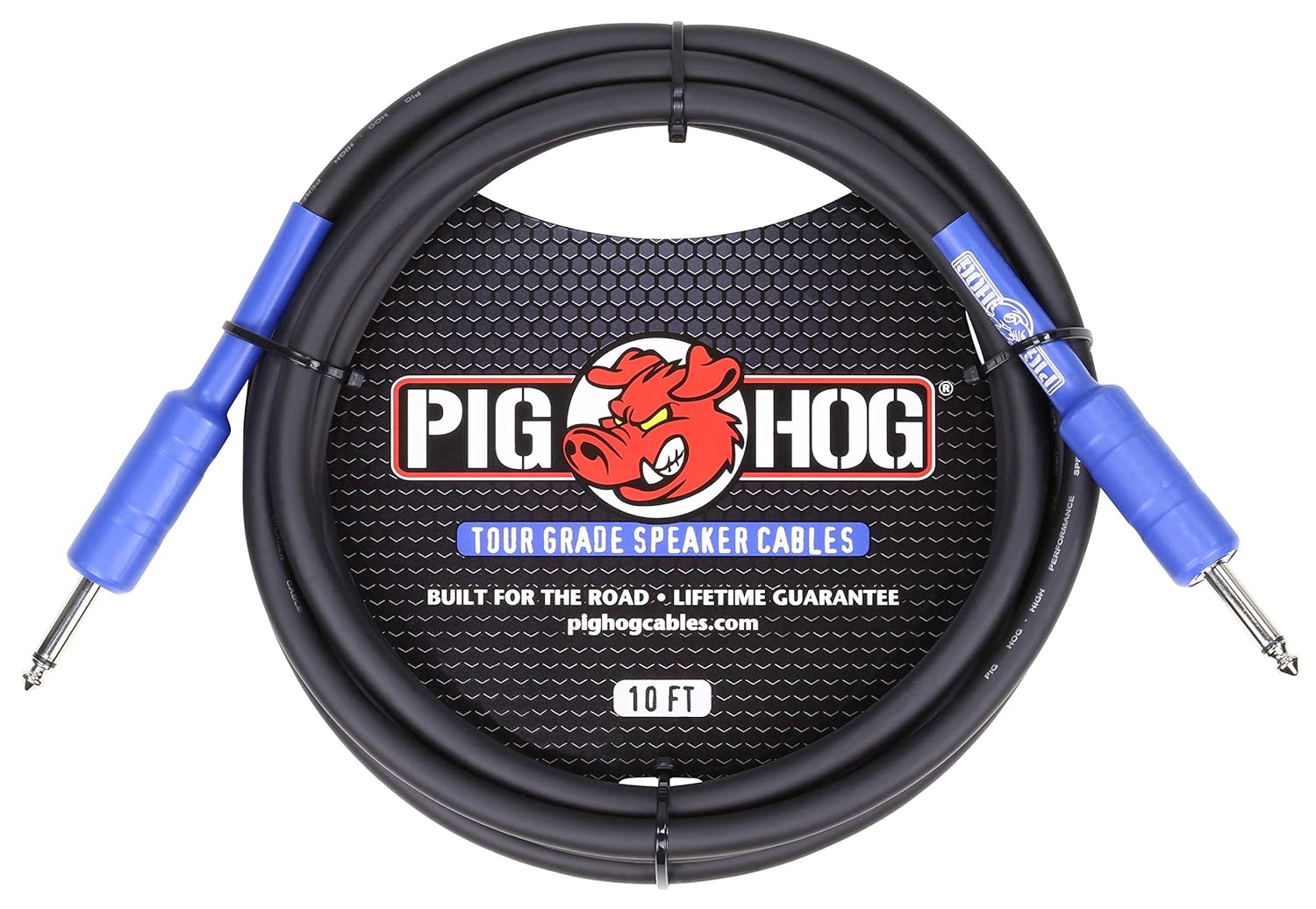 Pig Hog Pig Hog PHSC10 High Performance 14 Gauge 10 Feet Speaker Cable for Superior Sound Quality