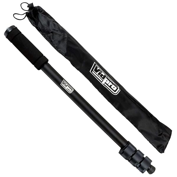 VidPro Vidpro 67 Inch Pro Monopod Lightweight Portable Mount Adjustable Legs Fits Most Cameras Ideal for Indoor Outdoor Use - View 3 of 3