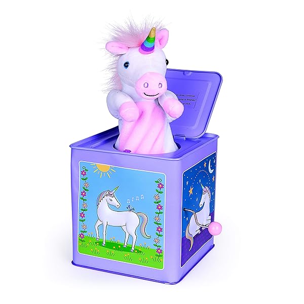 Jack Rabbit Creations Jack Rabbit Creations Unicorn Jack in The Box Toy: Fun & Whimsical Gift for Kids