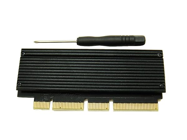 Sintech Sintech NVME PCIe M.2 to PCIe X4/X16 Adapter Card with Heatsink for Samsung 960/970 EVO SSD - View 2 of 5