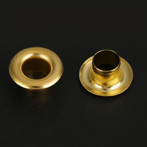 Hilitand Eyelet Grommet Set for Leather Craft - 220pcs with Tools & Storage Box for Sewing Tarps & Curtains (5mm) - View 7 of 10