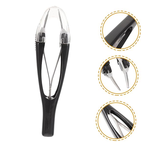 FRCOLOR Frcolor Automatic Retractable Eyebrow Tweezers for Easy Facial Hair Removal Color Random - View 7 of 9