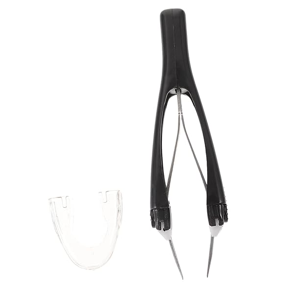 FRCOLOR Frcolor Automatic Retractable Eyebrow Tweezers for Easy Facial Hair Removal Color Random