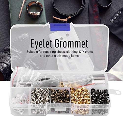 Hilitand Eyelet Grommet Set with Washers & Tools for Leather Craft - 420pcs Fasteners for Sewing Accessories - View 3 of 10