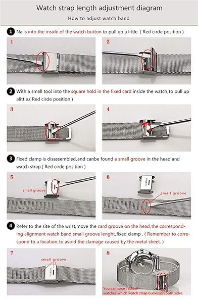 MASTOP Men's Ultra Thin Stainless Steel Mesh Band Quartz Wristwatch Blue Casual Waterproof Fashion Date Watch - View 8 of 8