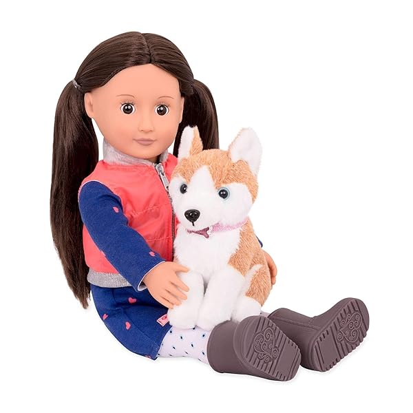 Our Generation Our Generation Leslie and Pet Husky Accessories for 18 Inch Dolls Ideal for Girls Ages 3 and Up - View 3 of 7
