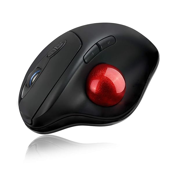 Adesso Adesso iMouse T30: Wireless Ergonomic Thumb Trackball Mouse with 7 Programmable Buttons & 5 DPI Levels - View 3 of 10