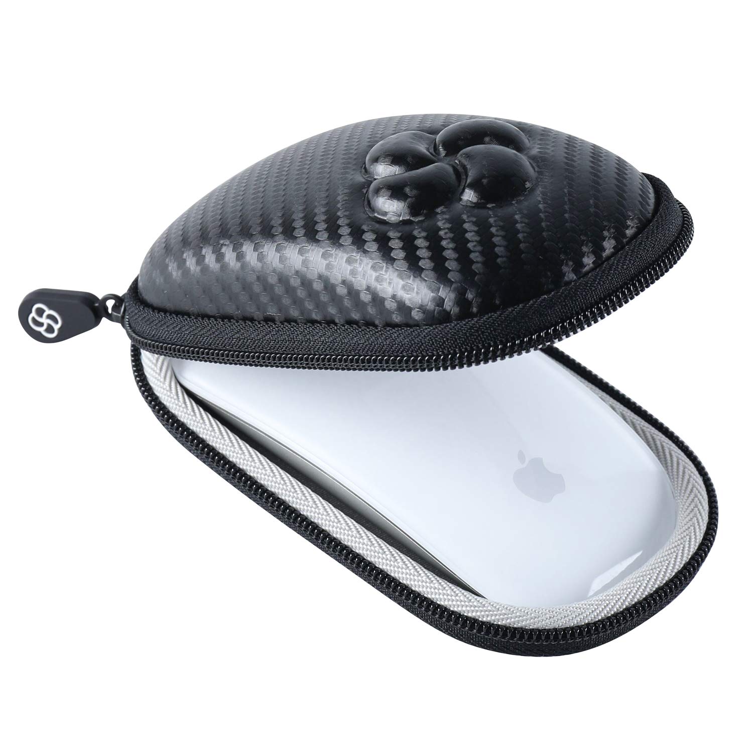 Koonice Koonice Hard Case for Apple Magic Mouse 1 2 3 Gen with Carabiner Black Durable Protection