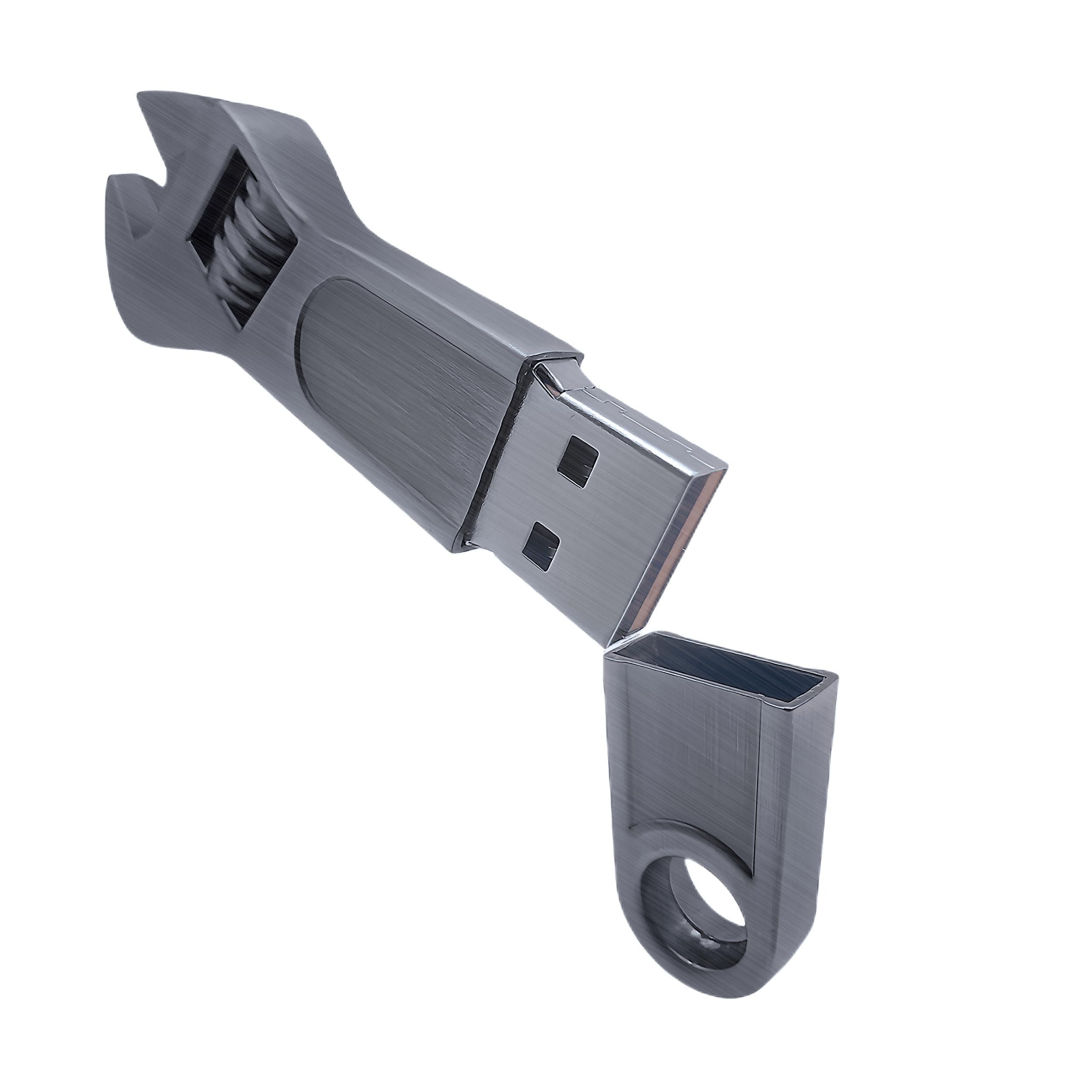 WooTeck 64GB Metal Wrench USB Flash Drive High Speed Storage Solution - View 4 of 7