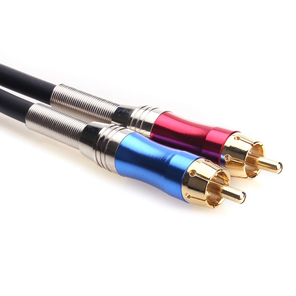 Tisino Tisino XLR to RCA Y-Cable - 1.6ft Female to Dual RCA Adapter for Unbalanced Stereo Audio - View 3 of 7