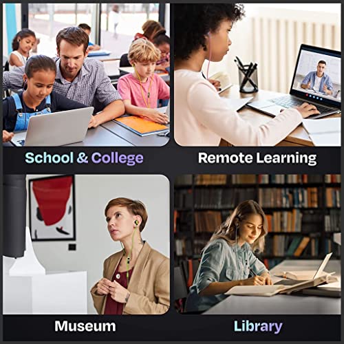 JustJamz Bulk Basic Earbuds 30 Pack Pearl White Disposable Earphones Affordable Headphones 3.5 MM Audio Jack for Schools Kids Classrooms Libraries - View 8 of 10